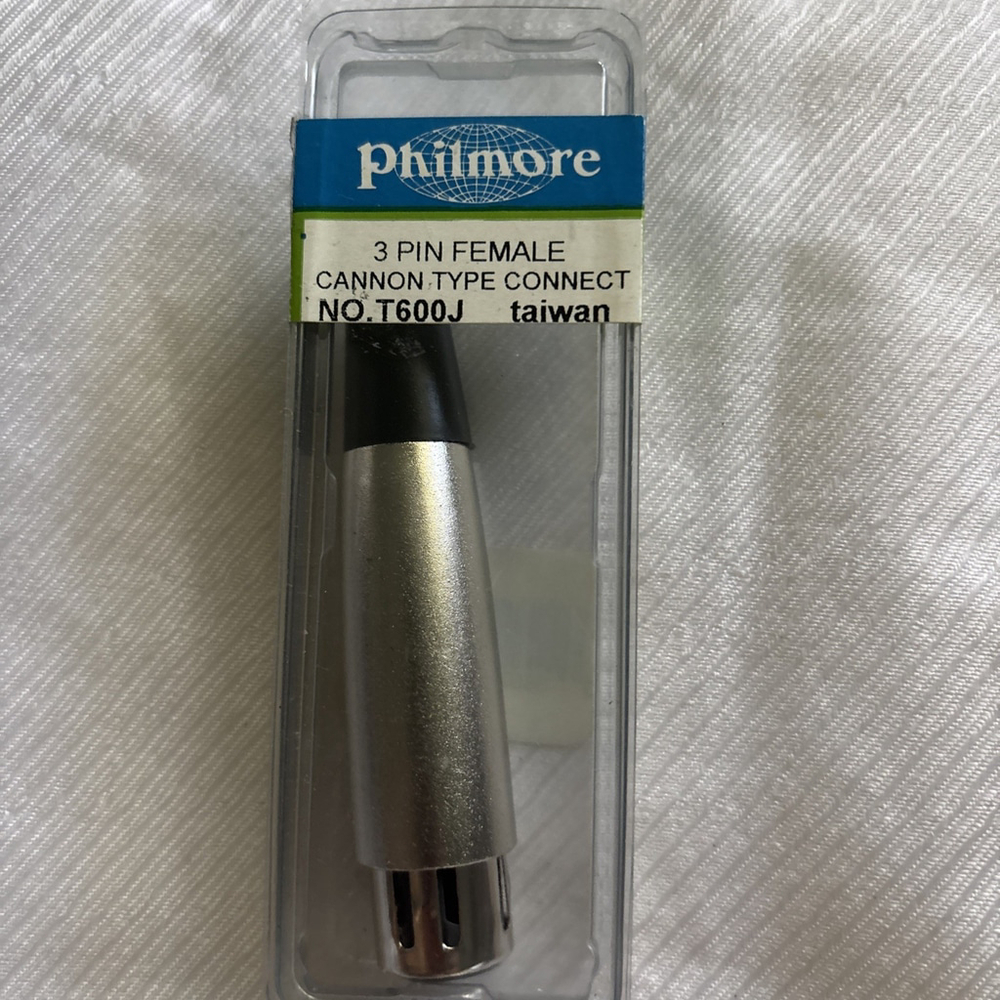 XLR 3-Pin Female cannon type connect Mic Adapter